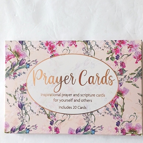 PRAYER Cards Floral Inspirational  & Scripture 20 Cards - Picture 2 of 5